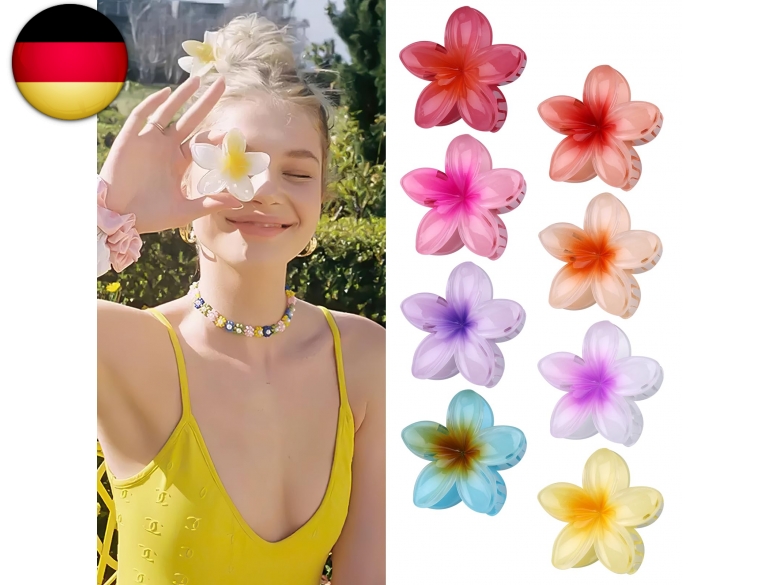 4 Stück Orchideen-Haarspangen, 1 Stück Seidenblum Produktbild-Vorschau 7